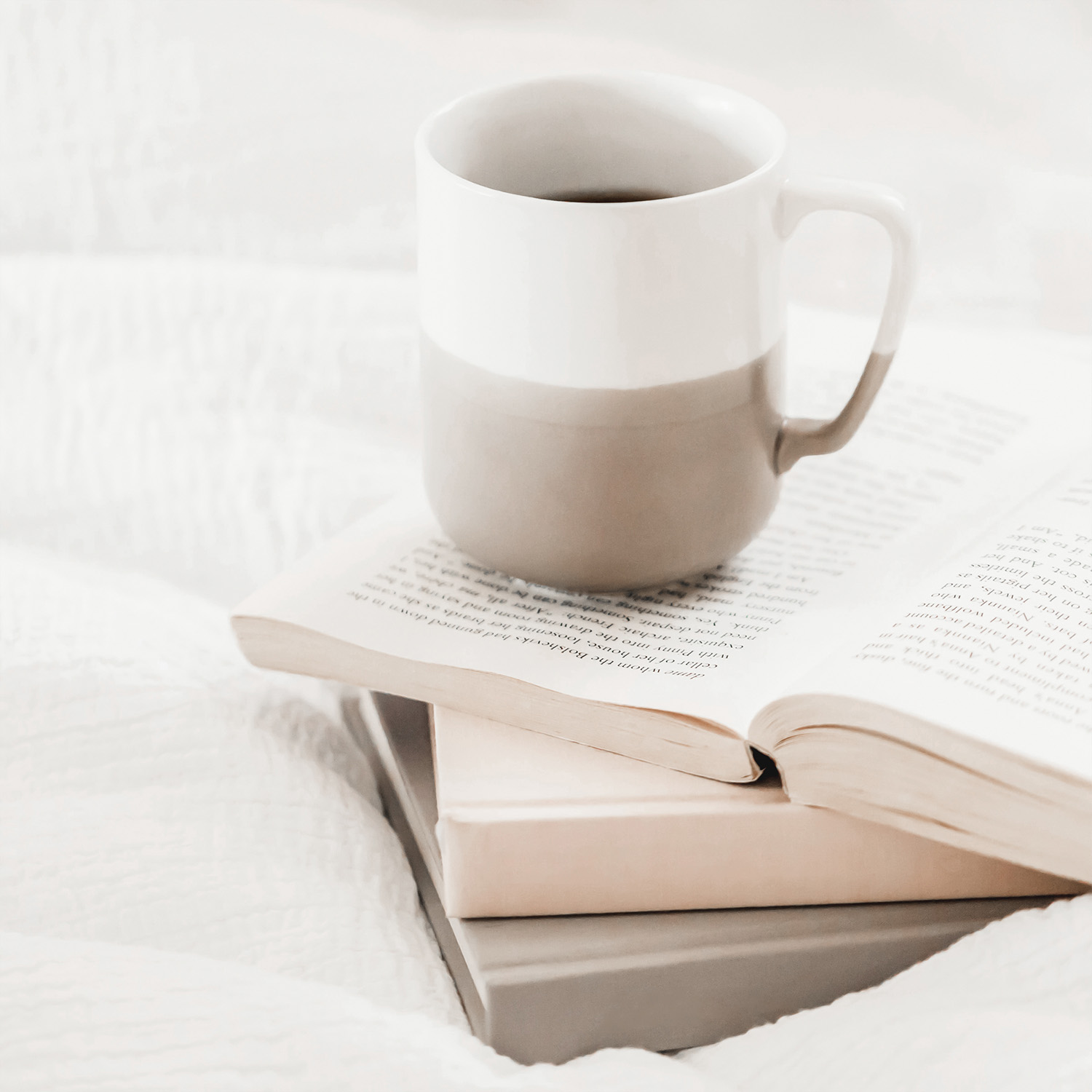 Books and coffee